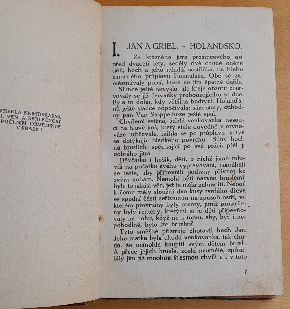 Stříbrné brusle / Obraz ze života holandské rodiny