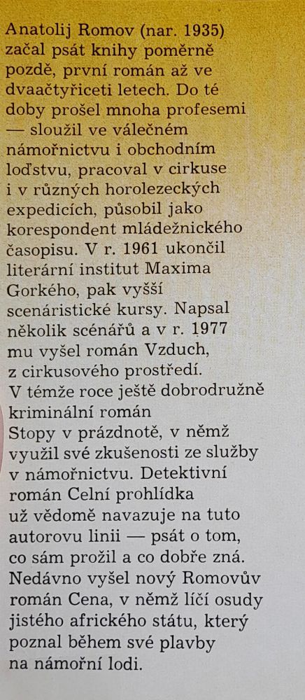 Celní prohlídka / Krimi v Lidové knihovně