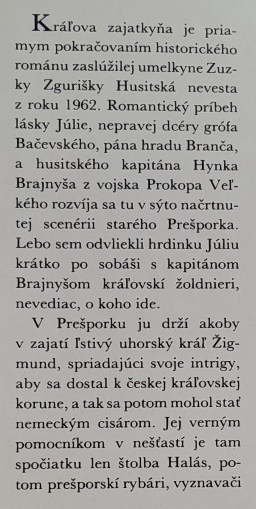 Kráľova zajatkyňa / historický román 2. diel