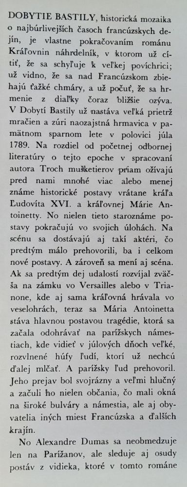 Dobytie bastily I. II. / Hviezdoslavova knižnica zv. 224 / 7. diel série Pamäti lekára