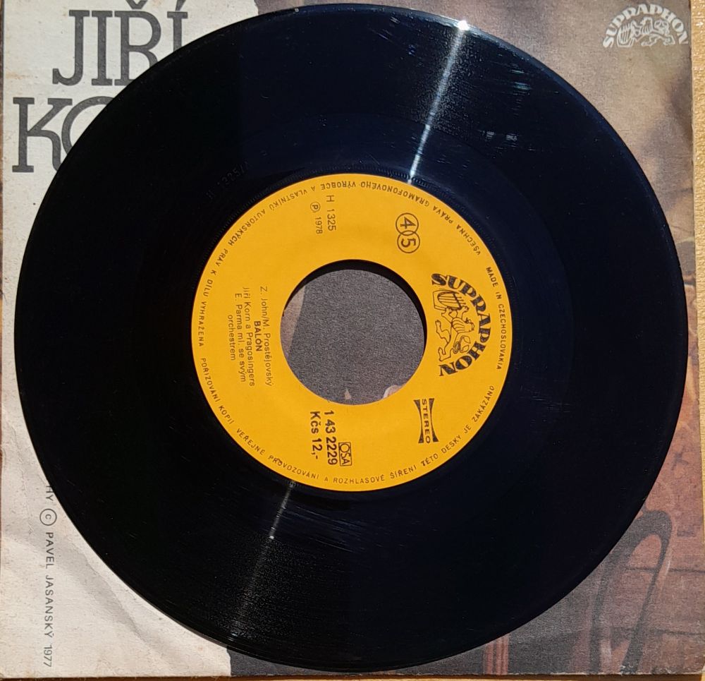 Jiří Korn, LP Platňa - single play, Radost až do rána, Balón