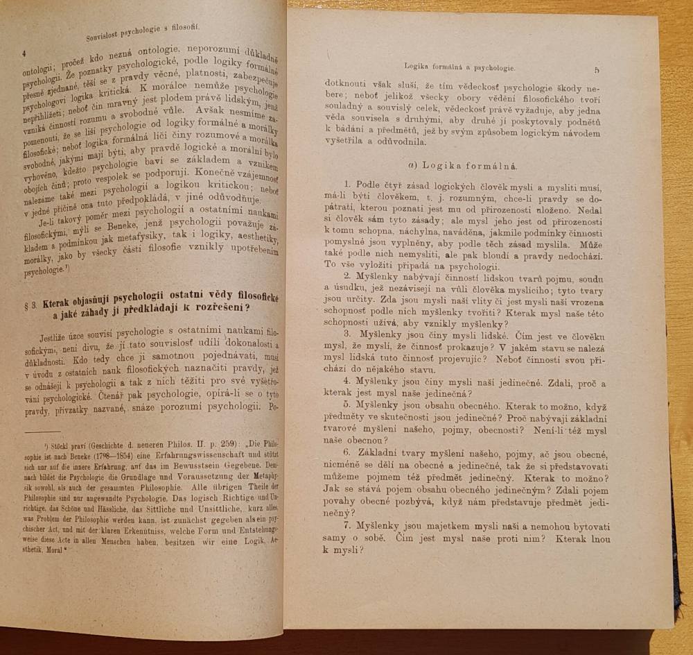 Psychologie + Matrika Dědictví sv. Prokopa - Od počátku r. 1861 až do října 1894 + Stanovy Dědictví svatého Prokopa