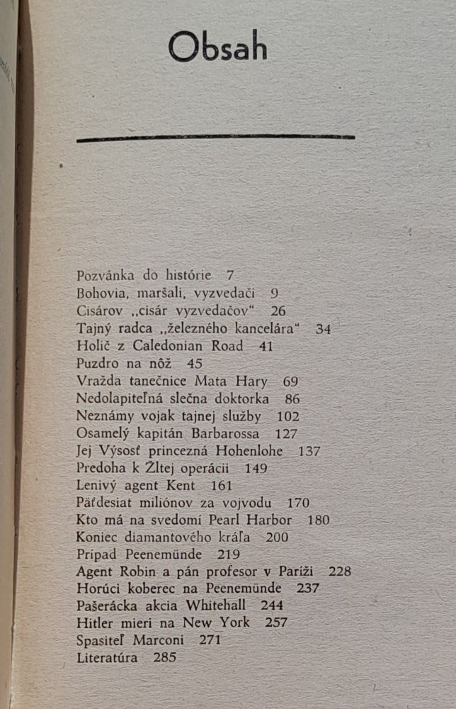 Tajomstvo špionáže 1. 2.