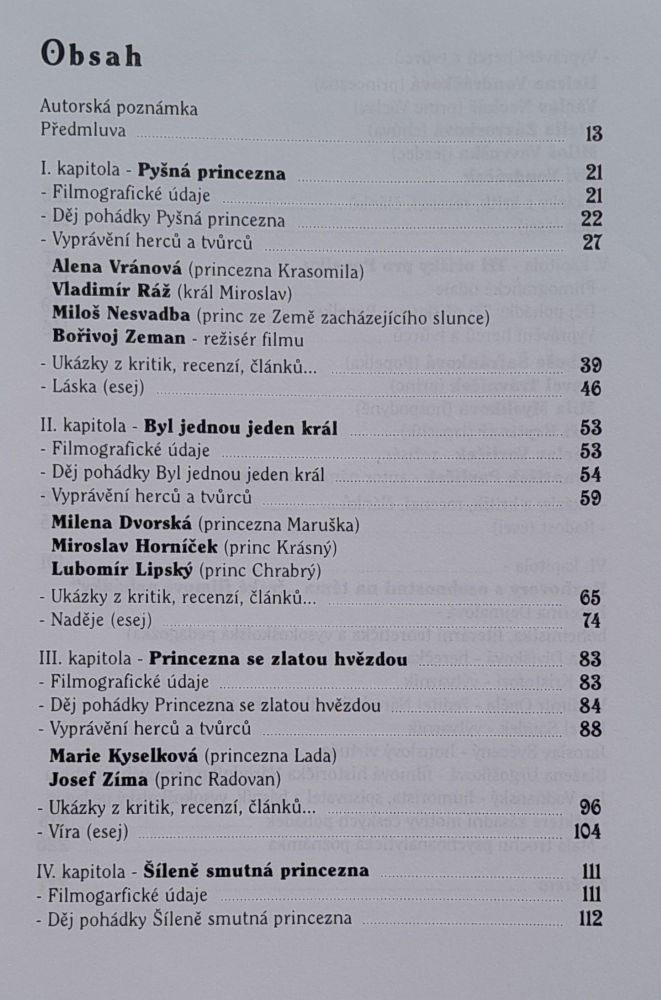 Králové, královny, princové a princezny českého filmu / Představitelé kultovních pohádek vzpomínají