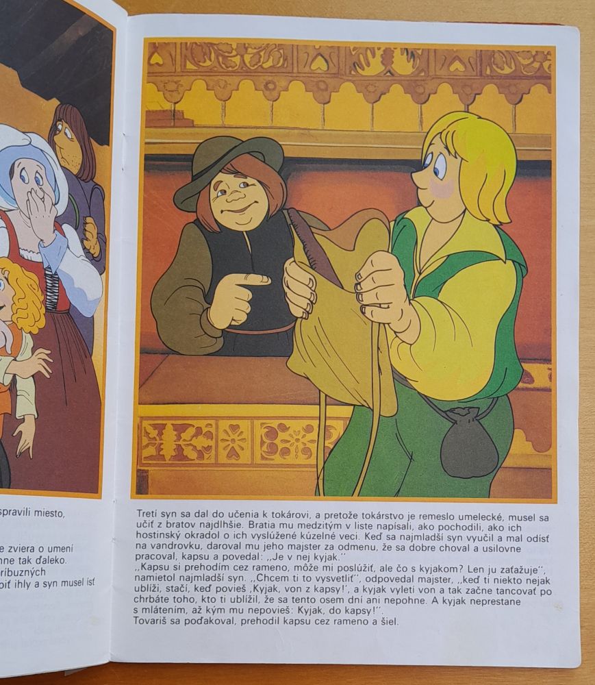 Stolček, prestri sa / Somárik, potras sa / Kyjak, von z kapsy