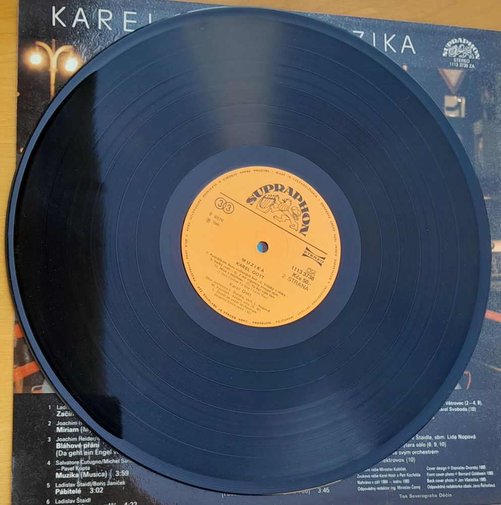 Karel Gott - Muzika, LP platňa, Long play