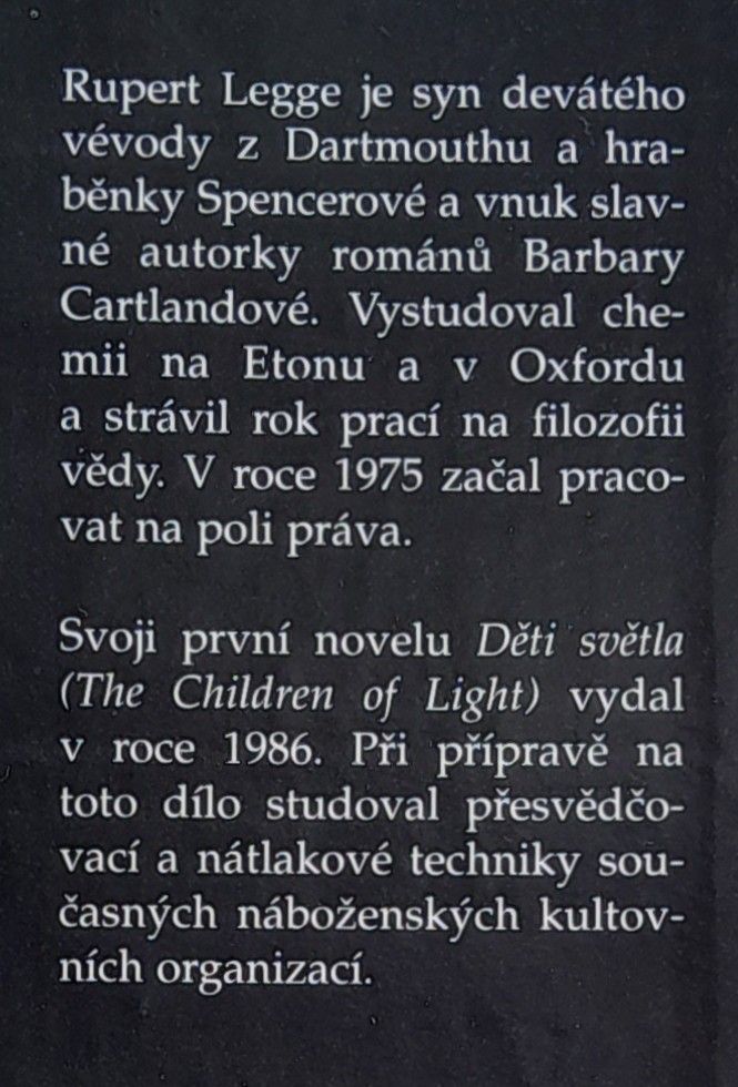 Lidé z vyšších kruhú / Rupert Legge