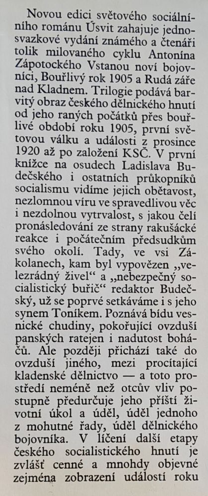 Vstanou noví bojovníci / Bouřlivý rok 1905 / Rudá záře nad Kladnem