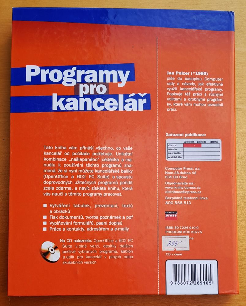 Programy pro kancelář + CD