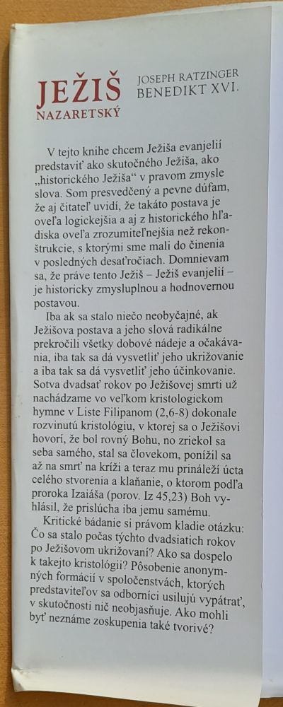 Ježiš Nazaretský 1. / Od krstu v Jordáne po premenenie