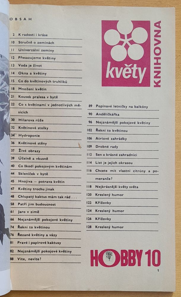 Hobby 10 / Knihovna Květy