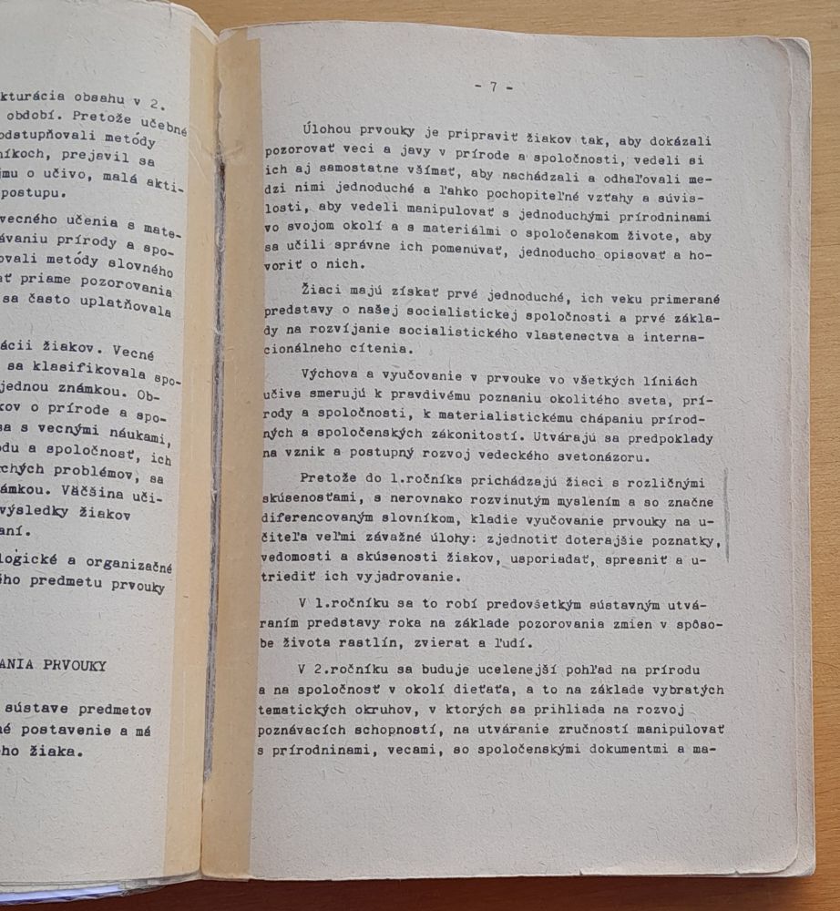 Prvouka pre 1. a 2. ročník základnej školy
