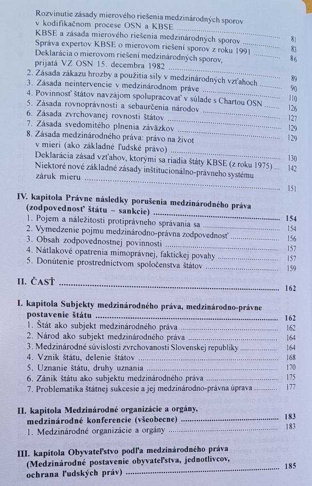 Základy medzinárodného práva