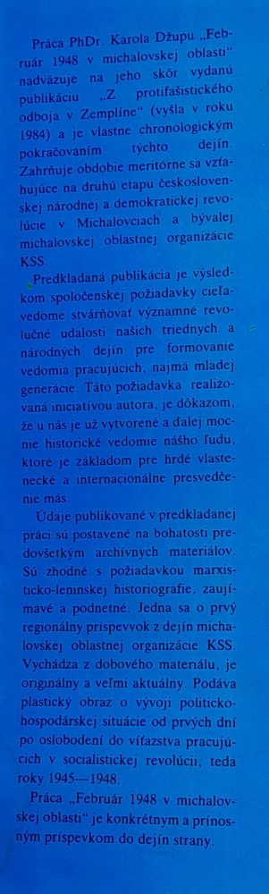 Február 1948 v michalovskej oblasti