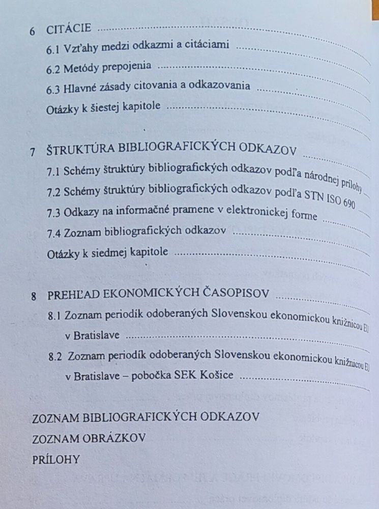 Metodika vypracovania diplomovej práce