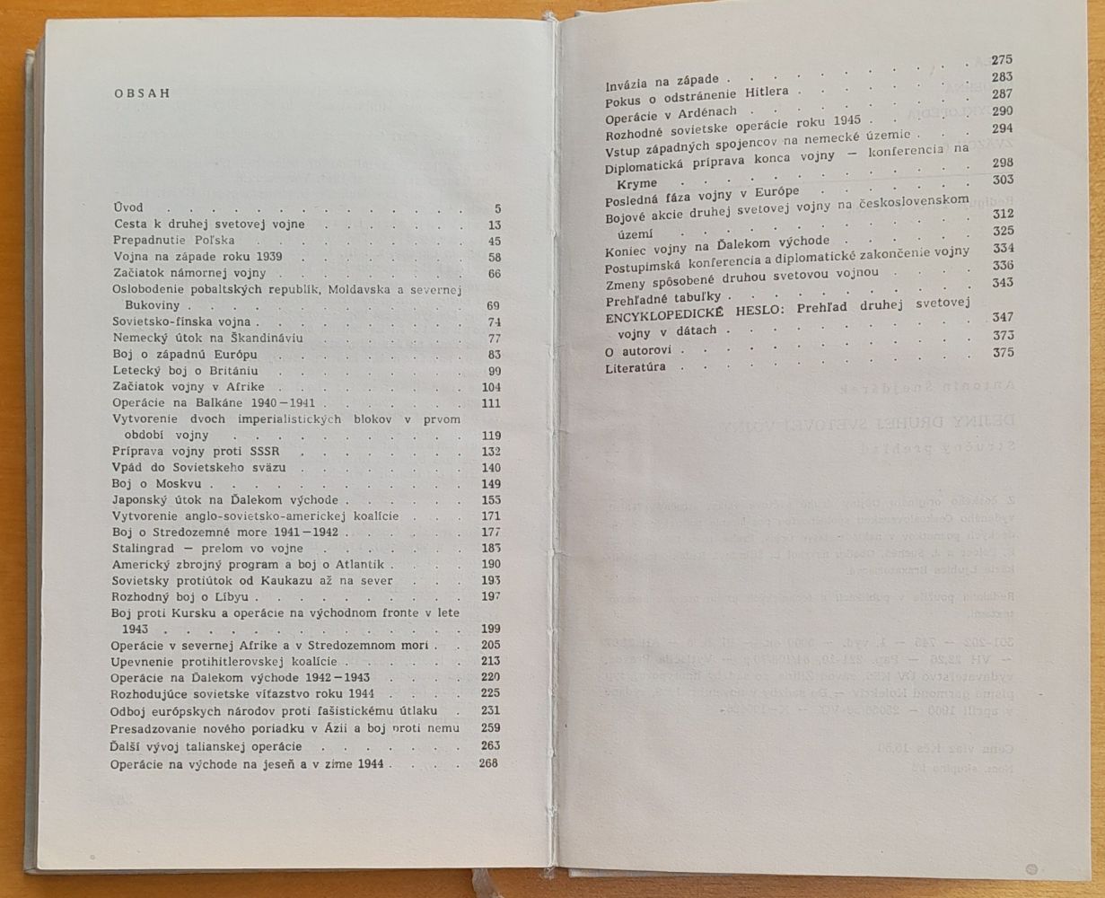 Druhá svetová vojna / Stručný prehľad
