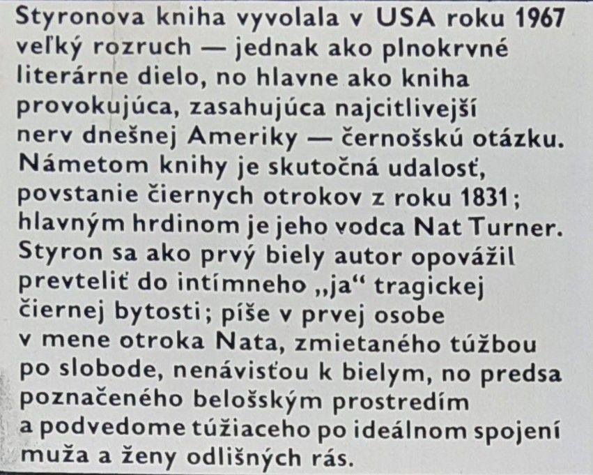 Priznanie Nata Turnera / Edícia LUK