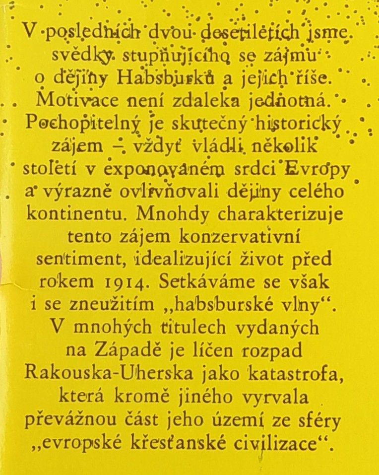 Osud trúnu habsburského / Stopy - fakta - svědectví