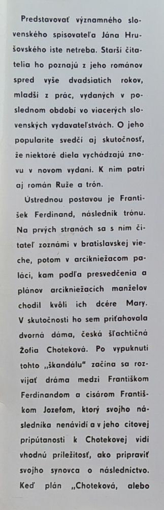 Ruže a trón 1. / Zabili nám Ferdinanda