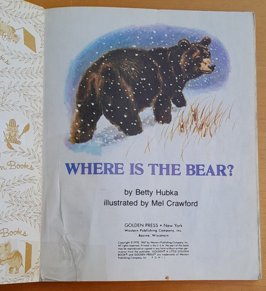 Where is the Bear? / Walt Disney