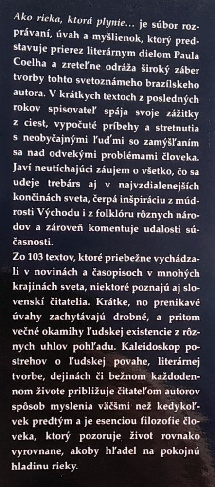 Ako rieka, ktorá plynie... / Úvahy a zamyslenia z rokov 1998-2005