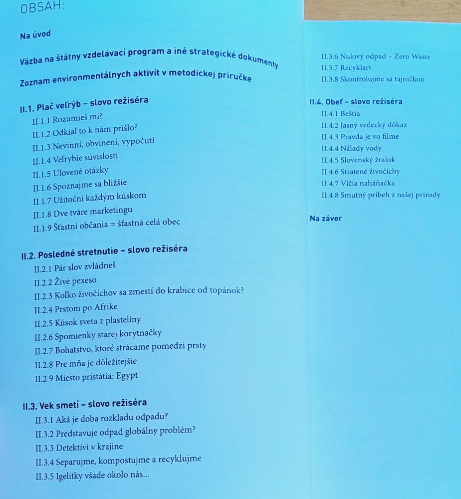 Požičaná planéta II. / Konzum / Pre školy