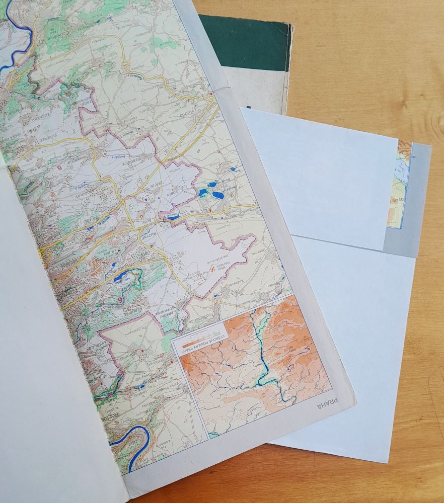 Súbor vlastivedných máp pre 4. ročník