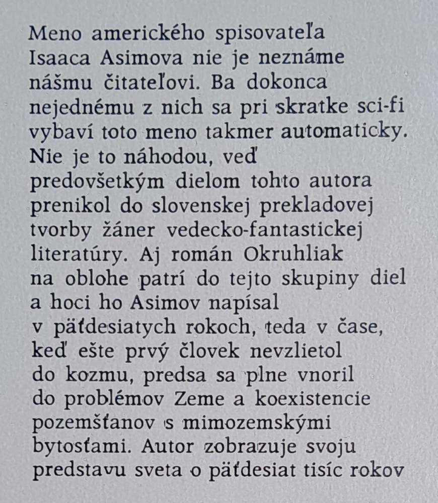 Okruhliak na oblohe / 1. diel série Trantorské Impérium / Edícia Máj