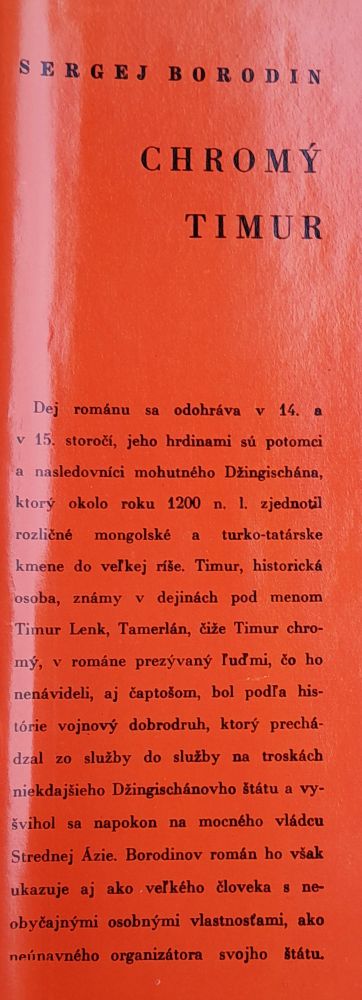 Chromý Timur / 1. diel série Hviezdy nad Samarkandom / SPKK