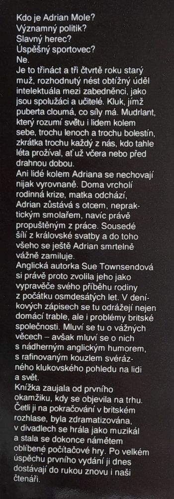 Tajný deník Adriana Molea / Nejhumornější anglická kniha desetiletí
