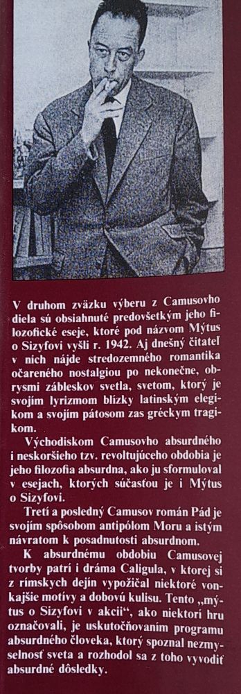 Mýtus o Sizyfovi / Pád / Caligula