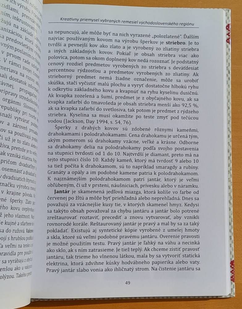 Kreatívny priemysel vybraných remesiel východoslovenského regiónu