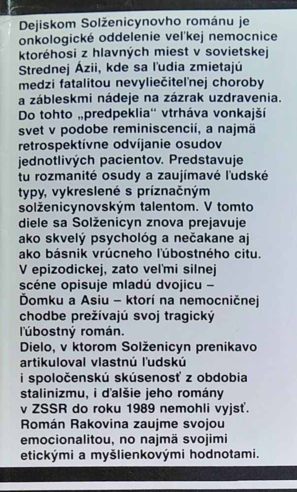 Rakovina - Edícia LUK
