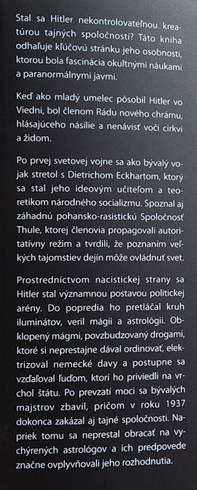 Hitler a tajné spoločnosti - Od Spoločnosti Thule ku konečnému riešeniu