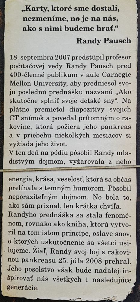 Posledná prednáška