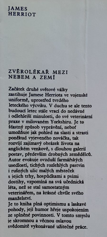 Zvěrolékař mezi nebem a zemí
