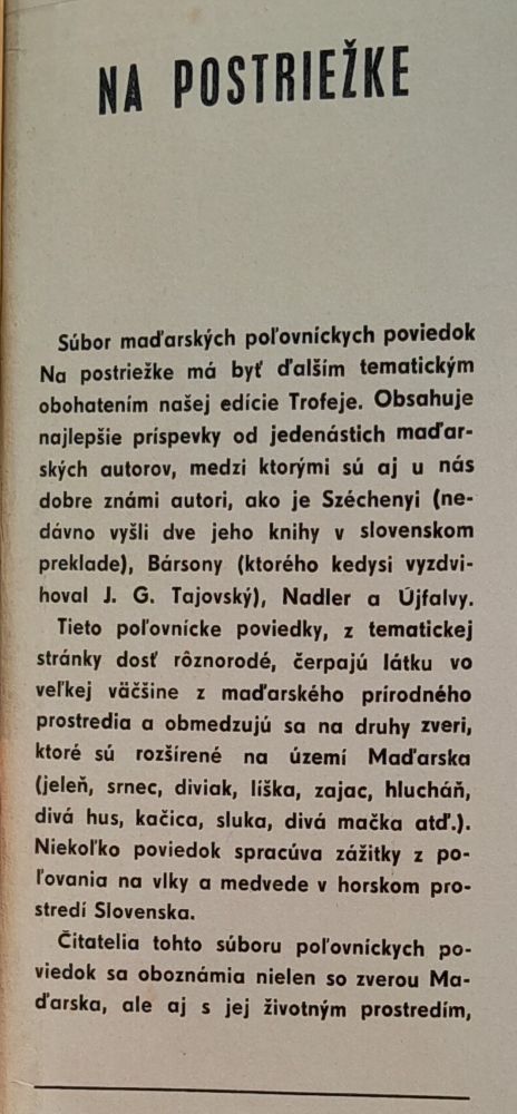 Na postriežke - Edícia Trofeje 6