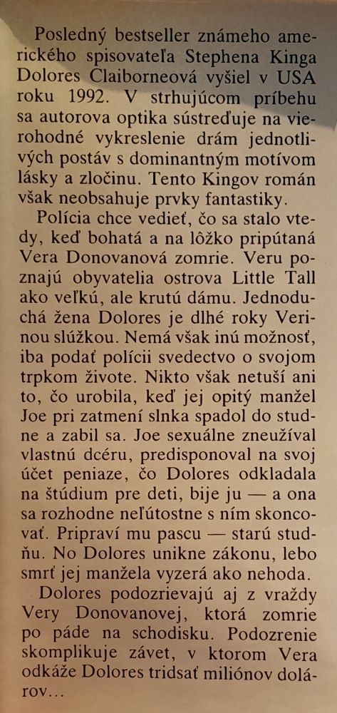 Dolores - Stephen King