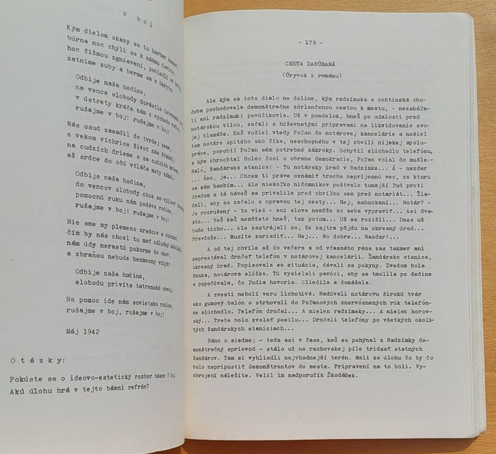 Čítanka pre experimantálne štvorročné učebné odbory s maturitou pre 3. ročník