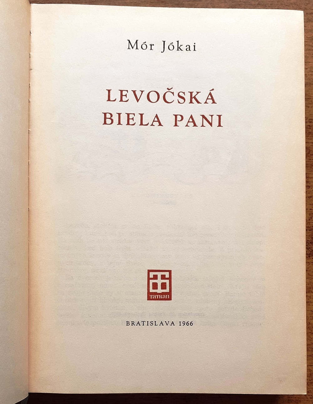 Levočská Biela pani - Mór Jókai - Výber