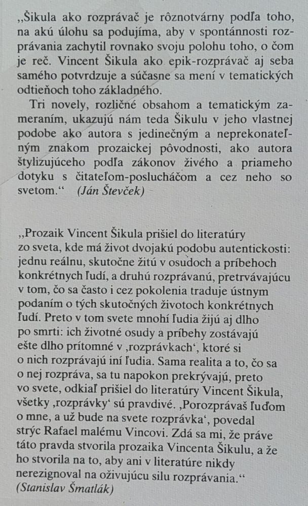 S Rozarkou - Liesky - Vlha - V. Šikula