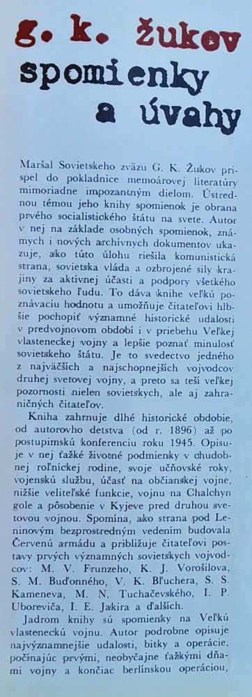 Spomienky a úvahy - Edícia Memoáre