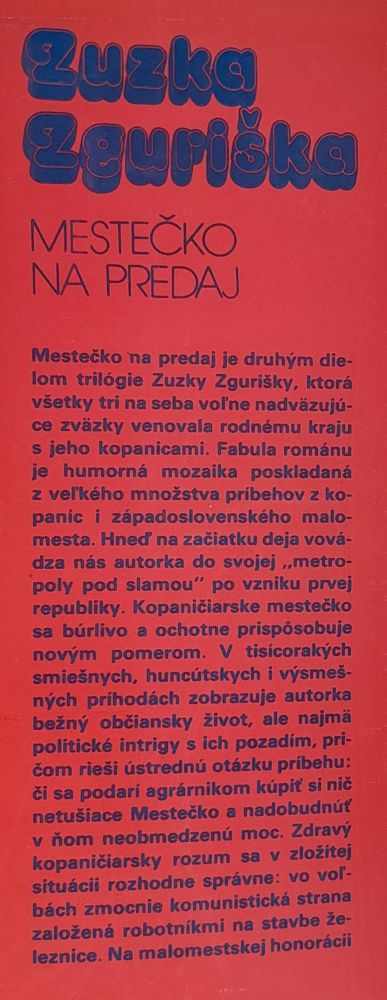 Mestečko na predaj - 2. diel mestečkovskej trilógie - Vybrané spisy zväzok 4.