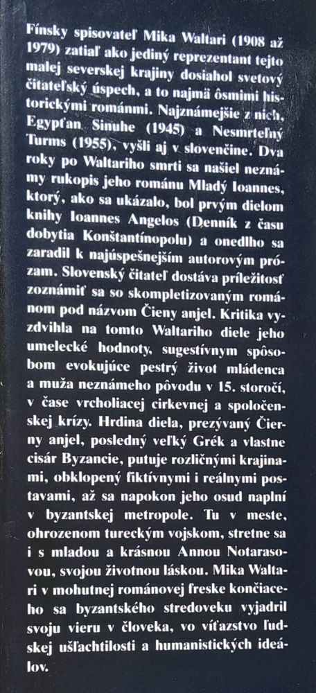 Čierny anjel - 1. Mladý Ioannes - 2. Ioannes Angelos - SPKK