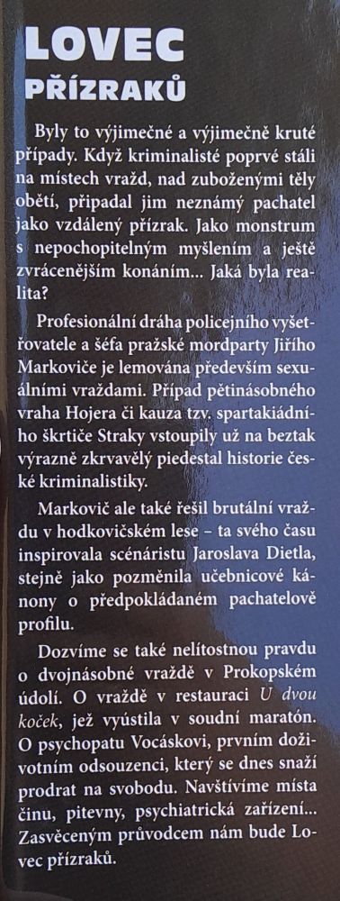 Lovec přízraku - Vraždy, které šokovaly republiku