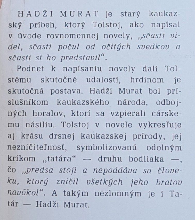 Hadži Murat - KMČ