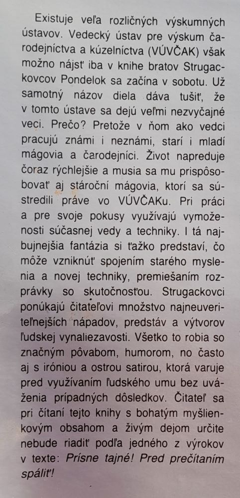 Pondelok sa začína v sobotu