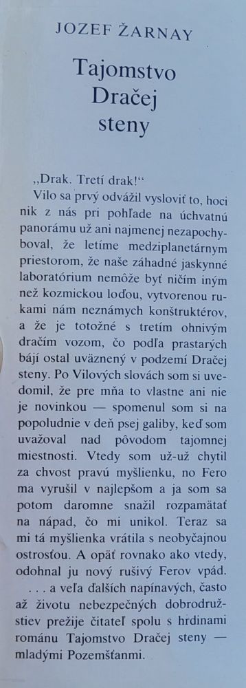 Tajomstvo Dračej steny - KMČ - Fantastický román pre deti