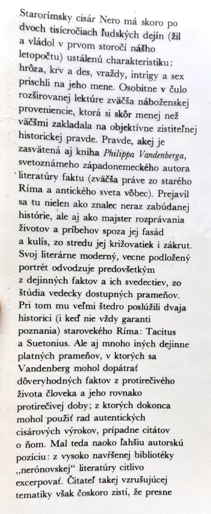 Nero / Postavy a osudy