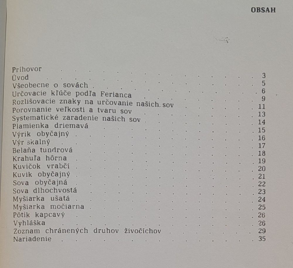 Chráňme naše sovy - Edícia Poľovníctvo